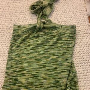 Y2K Green Halter Top